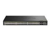 D-LINK Przełącznik Smart DGS-1530-52P/E 48 portów GE PoE(30W) + 4 porty 10G SFP+ 370W - DGS-1530-52P/E - Zdjęcie 1