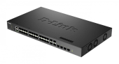 D-LINK Przełącznik zarządzalny DXS-3410-32XY/E 10G warstwa 3 stakowalny 24*10GBASE-T + 4*10G SFP+ + 4*25G SFP28 Multi-Gigabit  - DXS-3410-32XY/E - Zdjęcie 3