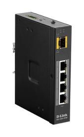 D-LINK Switch przemysłowy DIS-100G-5PSW 4xGb-PoE 1xSFP  - DIS-100G-5PSW - Zdjęcie 2