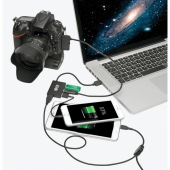 EATON Hub 4 PORT USB-A PORTABLE ALUM HUB U360-004-4A-AL  - U360-004-4A-AL - Zdjęcie 2