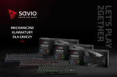 Elmak Klawiatura mechaniczna gamingowa Savio Tempest RX TKL Outemu BLUE, LED niebieski, NKRO, Anty-ghosting - SAVGK-TEMPEST BLUE - Zdjęcie 5
