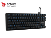 Elmak Klawiatura mechaniczna gamingowa Savio Tempest RX TKL Outemu BLUE, LED niebieski, NKRO, Anty-ghosting - SAVGK-TEMPEST BLUE - Zdjęcie 12
