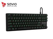 Elmak Mechaniczna klawiatura gamingowa Savio Tempest RX TKL Outemu Brown, LED zielony, NKRO, Anty-ghosting - SAVGK-TEMPEST BROWN - Zdjęcie 6