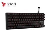 Elmak Klawiatura mechaniczna gamingowa Savio Tempest RX TKL Outemu RED, LED czerwony, NKRO, Anty-ghosting - SAVGK-TEMPEST RED - Zdjęcie 6