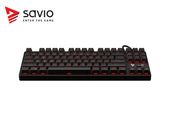 Elmak Klawiatura mechaniczna gamingowa Savio Tempest RX TKL Outemu RED, LED czerwony, NKRO, Anty-ghosting - SAVGK-TEMPEST RED - Zdjęcie 8