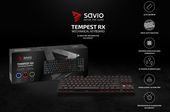 Elmak Klawiatura mechaniczna gamingowa Savio Tempest RX TKL Outemu RED, LED czerwony, NKRO, Anty-ghosting - SAVGK-TEMPEST RED - Zdjęcie 10