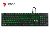 Elmak Mechaniczna klawiatura gamingowa Savio Tempest RX FULL Outemu Brown, LED zielony, NKRO, Anty-ghosting - SAVGK TEMPEST FULL BROWN - Zdjęcie 1