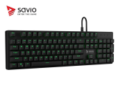 Elmak Mechaniczna klawiatura gamingowa Savio Tempest RX FULL Outemu Brown, LED zielony, NKRO, Anty-ghosting - SAVGK TEMPEST FULL BROWN - Zdjęcie 3