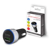 Elmak Ładowarka samochodowa Quick Charge 3.0 Savio SA-06/B, 3A, 5.4A, 2xUSB - SAVIO SA-06/B - Zdjęcie 3