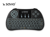 Elmak Klawiatura bezprzewodowa Android TV Box, Smart TV, PS3, XBOX360, PC SAVIO KW-01 - SAVWK-01 - Zdjęcie 1