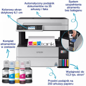 EPSON Urządzenie wielofunkcyjne EcoTank L6499 A4/4-in-1/3.3pl/37ppm/ADF35/PCL+PS  - C11CJ88408 - Zdjęcie 3