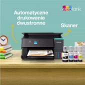 EPSON Urządzenie wielofunkcyjne L4360 ITS  A4/33ppm/WiFi-d/duplex/5.2kg  - C11CL41408 - Zdjęcie 3