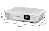 EPSON Projektor EB-W53   3LCD/WXGA/4000L/16k:1/HDMI  - V11HB57040 - Zdjęcie 4