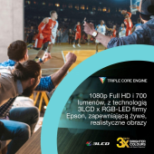 EPSON Projektor mini laser EF-61G FHD/700L/5m:1/1.6kg zielony - V11HB72340 - Zdjęcie 6