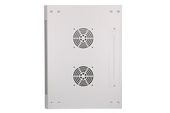 EXTRALINK Szafka wisząca rack 12U 600x600 szara metalowe drzwi  - EX.12981 - Zdjęcie 7