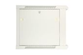 EXTRALINK Szafka wisząca rack 9U 600x450 szara metalowe drzwi  - EX.13018 - Zdjęcie 5