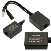 EXTRALINK Inwerter PoE 1 portowy wejście 1x1000Mb/s RJ45/Jack 10-24V, wyjście 24V  - EX.14688 - Zdjęcie 1