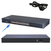 EXTRALINK Przełącznik zarządzalny Chiron 24XRJ45 1000Mb/s, 4xSFP+, L3 - EX.19720 - Zdjęcie 4
