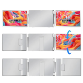 EXTRALINK Przenośne monitory do laptopa Smart Life S7 14'', 2 monitory  IPS,1080p Full HD  - EX.21564 - Zdjęcie 2
