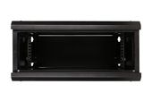 EXTRALINK Szafka wisząca rack 4U 600x600 czarna szklane drzwi - EX.2893 - Zdjęcie 4