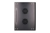 EXTRALINK Szafka wisząca rack 4U 600x600 czarna szklane drzwi - EX.2893 - Zdjęcie 8