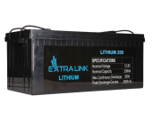 EXTRALINK Akumulator LiFePO4 200AH 12.8V BMS EX.30479  - EX.30479 - Zdjęcie 6