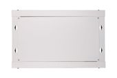 EXTRALINK Szafka wisząca rack 4U 600x600 szara szklane drzwi - EX.8543 - Zdjęcie 4