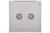 EXTRALINK Szafka wisząca rack 4U 600x600 szara szklane drzwi - EX.8543 - Zdjęcie 7