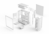Fractal Design Obudowa Meshify 3 White TG Clear Tint  - FD-C-MES3A-04 - Zdjęcie 11
