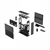 Fractal Design Obudowa Ridge Black PCIE 4.0 mITX  - FD-C-RID1N-11 - Zdjęcie 7