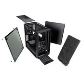 Fractal Design Obudowa Meshify MINI C Blackout Tempered Glass - FD-CA-MESH-C-MINI-BKO-TGD - Zdjęcie 8