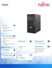 FUJITSU Komputer Esprimo P9011/Win10 i7-11700/16GB/SSD512/DVD PCK:P911EPP71MPL  - PCK:P911EPP71MPL - Zdjęcie 4