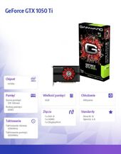 GAINWARD Karta graficzna GeForce GTX 1050 Ti 4GB GDDR5 128BIT HDMI/DVI/DP  - 471056224-1310 - Zdjęcie 2