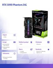 GAINWARD Karta graficzna RTX 3090 Phantom 24G GDDR6X 384bit 3DP/HDMI  - 471056224-2058 - Zdjęcie 7