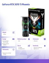 GAINWARD Karta graficzna GeForce RTX 3070Ti Phoenix 8GB GDDR6 256bit HDMI/3D LHR  - 471056224-2713 - Zdjęcie 8