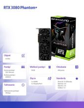 GAINWARD Karta graficzna RTX 3080 Phantom+ 10GB GDDR6X 320bit 3DP/HDMI LHR  - 471056224-2881 - Zdjęcie 2