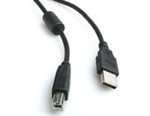 GEMBIRD Kabel USB 2.0 typu AB AM-BM 3m FERRYT czarny - CCF-USB2-AMBM-10 - Zdjęcie 1