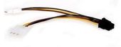 GEMBIRD Kabel rozdzielacz zasilania 2xMOLEX/1x6PIN BTX - CC-PSU-6 - Zdjęcie 1