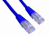 GEMBIRD Patch cord kat.5e osłonka zalewana 3M niebieski - PP12-3M/B - Zdjęcie 1