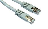 GEMBIRD Patch cord ekranowany FTP kat.6 osłonka zal. 1M szary - PP6-1M - Zdjęcie 1