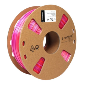GEMBIRD Filament PLA Silk Rainbow, 1,75 mm, 1kg, czerwono-purpurowy - 3DP-PLA-SK-01-RP - Zdjęcie 2