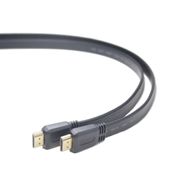 GEMBIRD Kabel HDMI-HDMI v2.0 3D TV High Speed Ethernet 1.8M płaski (pozłacane końcówki) - CC-HDMI4F-6 - Zdjęcie 1