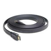 GEMBIRD Kabel HDMI-HDMI v2.0 3D TV High Speed Ethernet 1.8M płaski (pozłacane końcówki) - CC-HDMI4F-6 - Zdjęcie 2