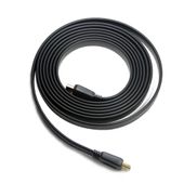 GEMBIRD Kabel HDMI-HDMI v2.0 3D TV High Speed Ethernet 1.8M płaski (pozłacane końcówki) - CC-HDMI4F-6 - Zdjęcie 3