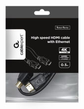 GEMBIRD Kabel HDMI z Ethernet Select Series 0.5 m  - CC-HDMI4L-0.5M - Zdjęcie 2