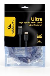 GEMBIRD Kabel HDMI Ultra High Speed 8K Ethernet 3m  - CC-HDMI8K-3M - Zdjęcie 2