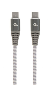 GEMBIRD Kabel Premium USB-C 2.0 60W PD 1.5M  - CC-USB2B-CMCM60-1.5M - Zdjęcie 1