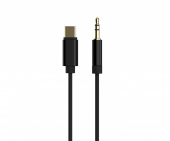 GEMBIRD Kabel USB typu C do stereo 3.5 mm AUX, 1.5 m, czarny  - CCA-CM3.5M-1.5M - Zdjęcie 1
