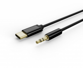 GEMBIRD Kabel USB typu C do stereo 3.5 mm AUX, 1.5 m, czarny  - CCA-CM3.5M-1.5M - Zdjęcie 3