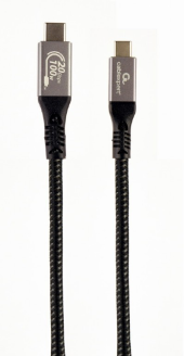 GEMBIRD Kabel Premium USB-C 3.2 gen 2 20 Gbps 100W 1.5m PD  - CCBP-USB3-CMCM100-1.5M - Zdjęcie 1